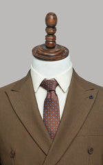 2 PIECE SUIT BROWN