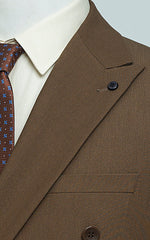 2 PIECE SUIT BROWN