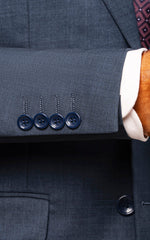 2 PIECE TEXTURED SUIT NAVY