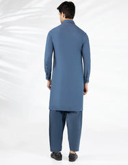 BLUE BLENDED CASUAL KAMEEZ SHALWAR