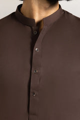 BROWN KAMEEZ SHALWAR