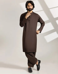 BROWN KAMEEZ SHALWAR